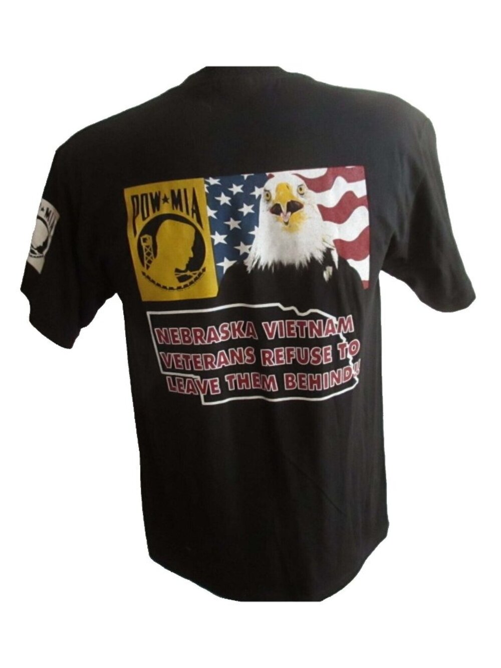 Vietnam Veterans T-shirt Medium 2006 Nebraska Reunion Graphic T-Shirt POW MIA